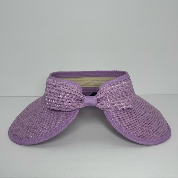 Sun Time Kids Straw Visor, Lavander - Picture 5 of 6